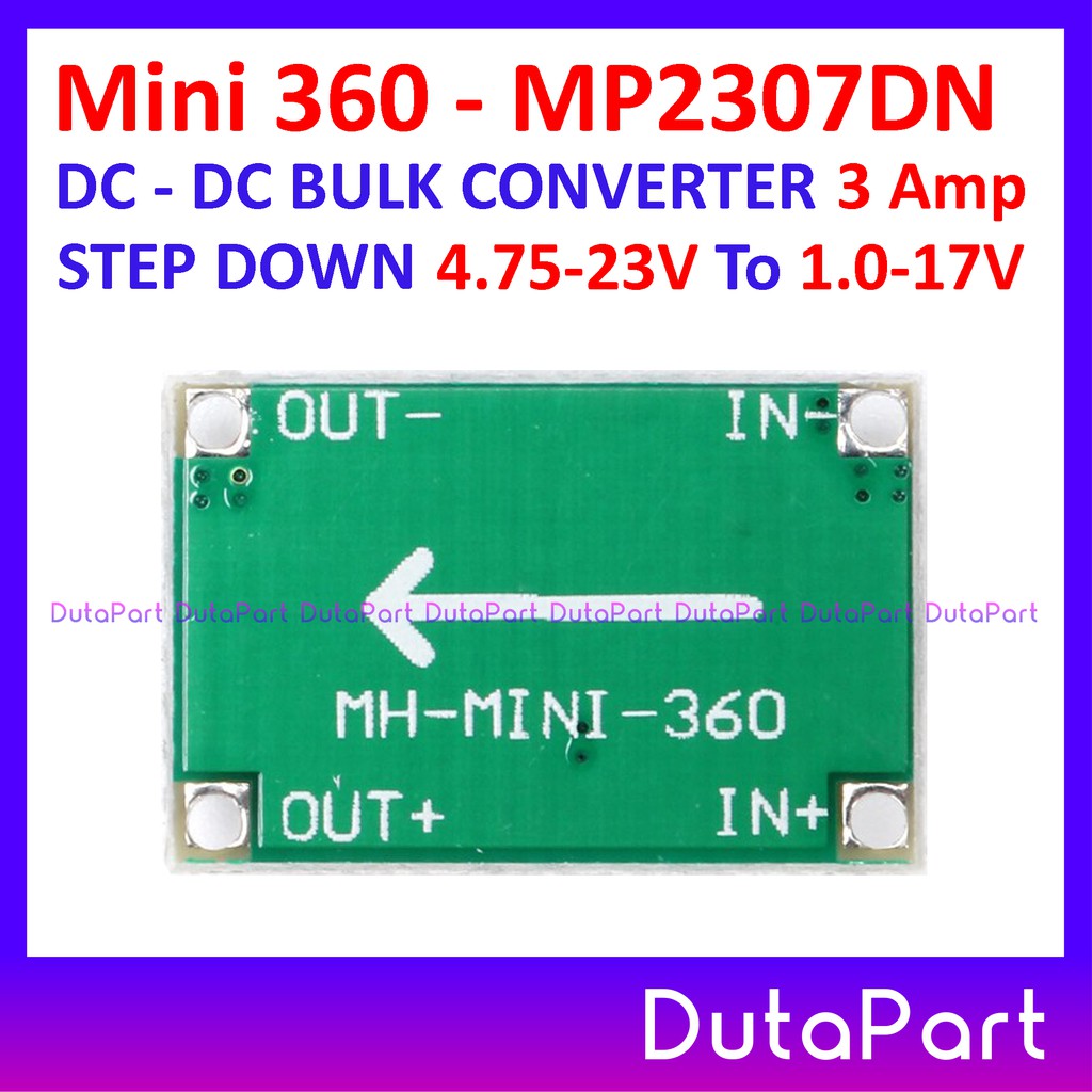 Mini 360 Step Down 3A MP2307 DC-DC Bulk Regulator Adjustable LM2596