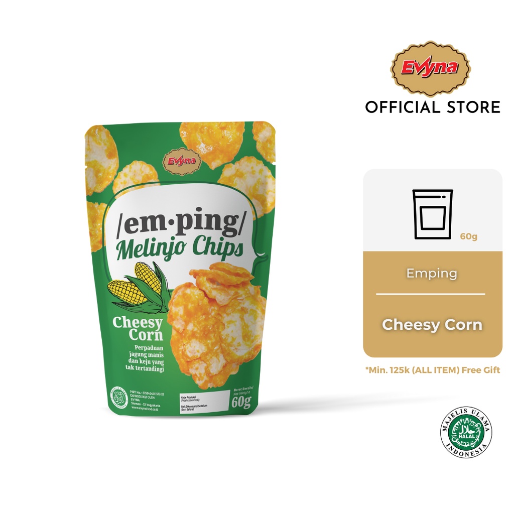

Evyna Emping Melinjo Chips Cheesy Corn