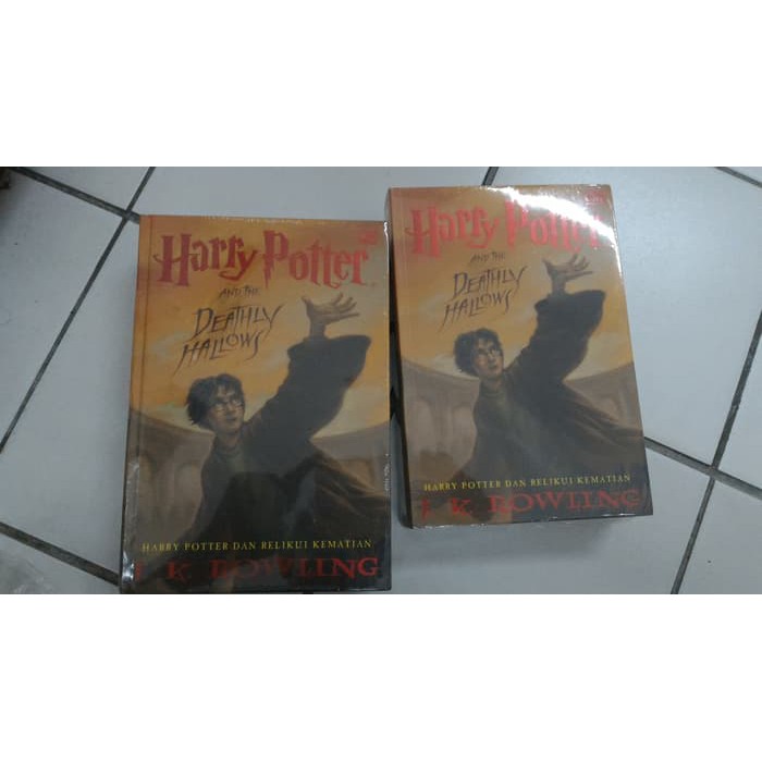 Buku Novel Hard Cover Harry Potter and the deathly hallows Murah BKIL_1000