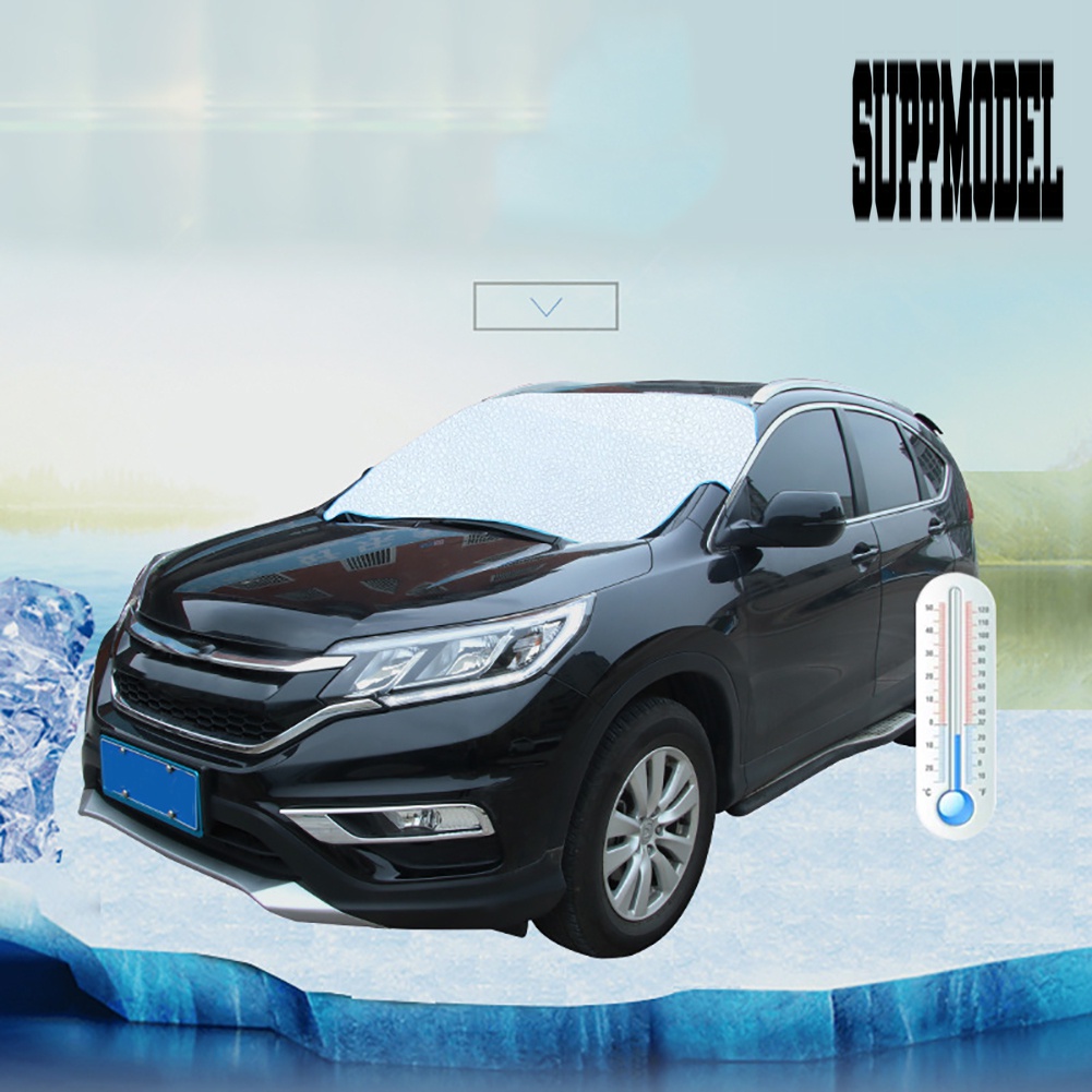 Cover Pelindung Kaca Depan Mobil Anti UV Bahan Aluminum Film