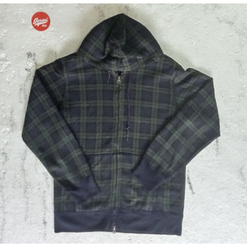 flanel Hoodie uniqlo