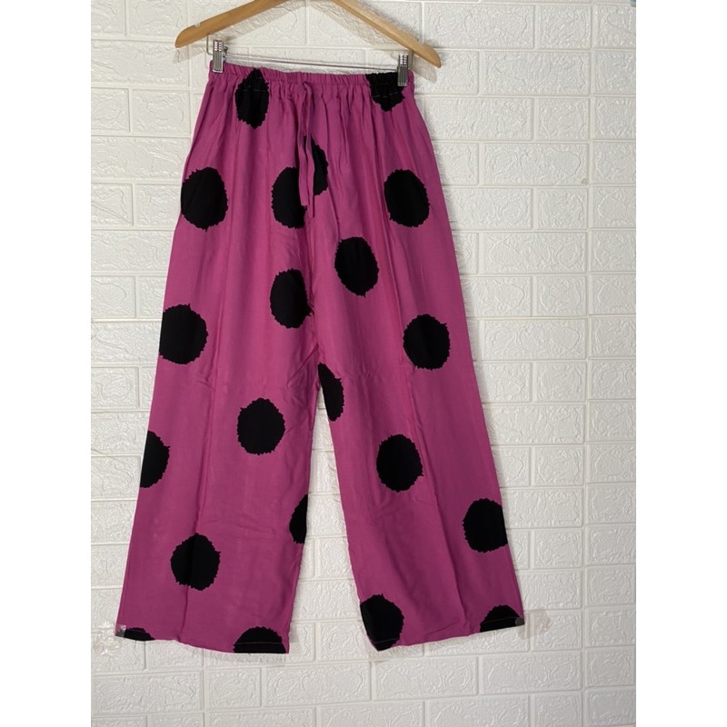 Celana kulot MotiF POLKADOT dan KOPI XXXL