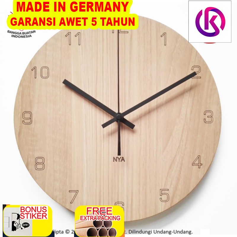 

Promo Jam Dinding Unik Artistik - BlackMapleNumber Wall Clock