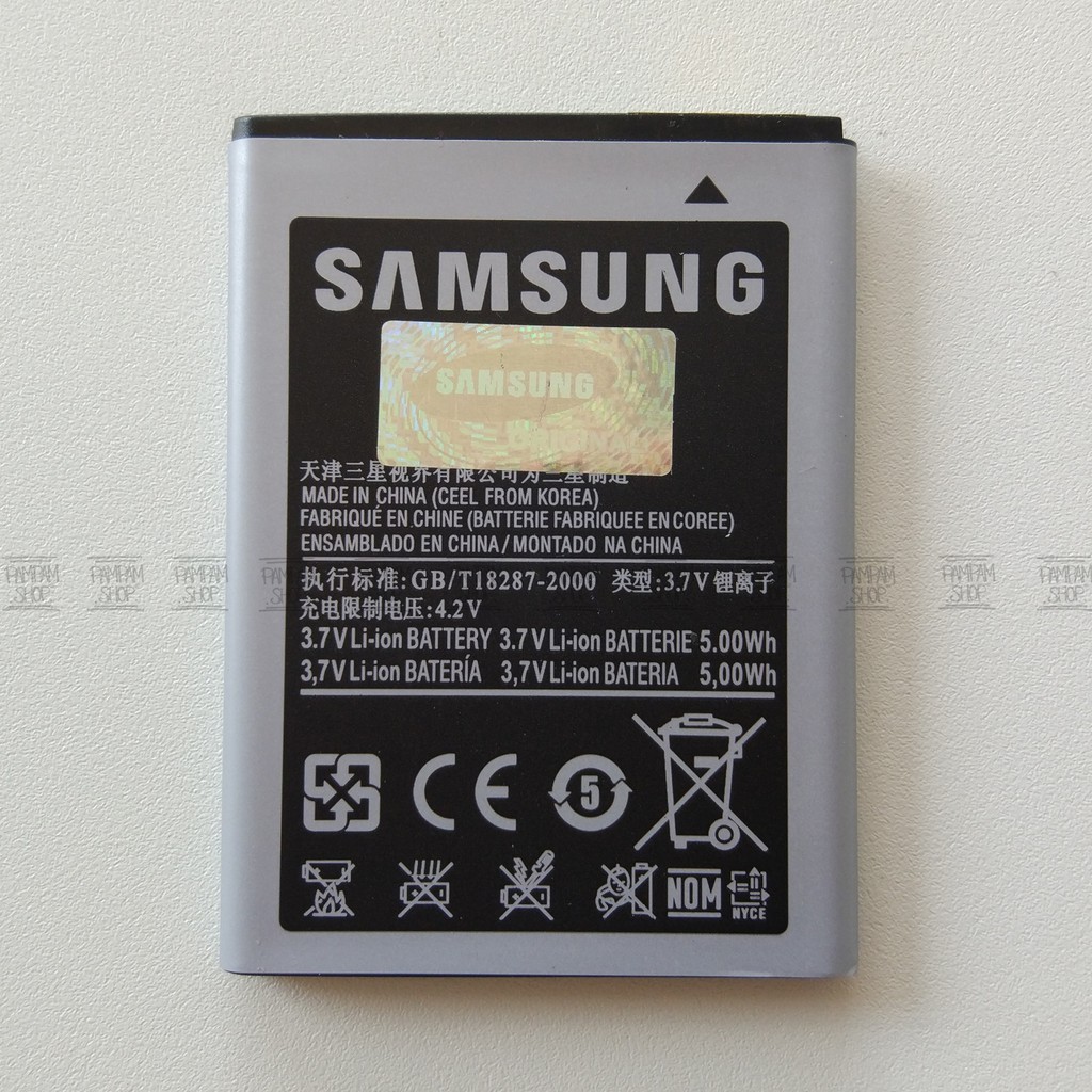 Baterai Handphone Samsung Galaxy S5670 Fit Plus Original | Battery, Batrai, Batre, S 5670, HP, SEIN