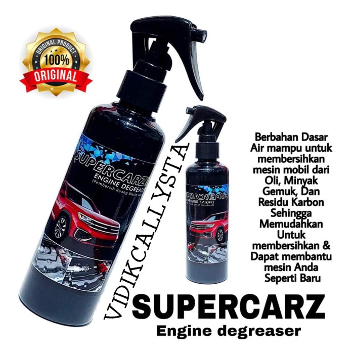 SUPERCARZ ENGINE DEGREASER PEMBERSIH RUANG MESIN MOBIL TERBAIK