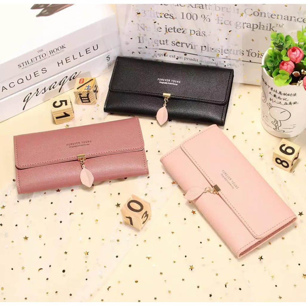 ( Fy ) COD Dompet Panjang Wanita IMPORT Dompet Wanita Panjang Dompet Import Real Pict Cantik