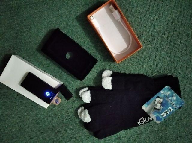 Korek Api Elektrik Fingerprint Touch Sensor Led Display Power