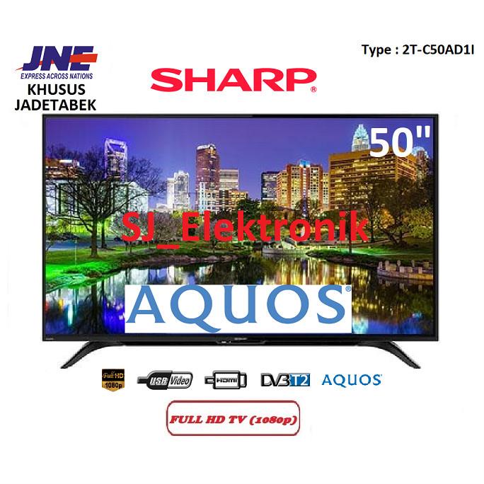 Led Tv Sharp 50 Inch 2T-C50Ad1I - 50Ad1 Fullhd Dvb-T2 Hdmi Usbmovie Termurah