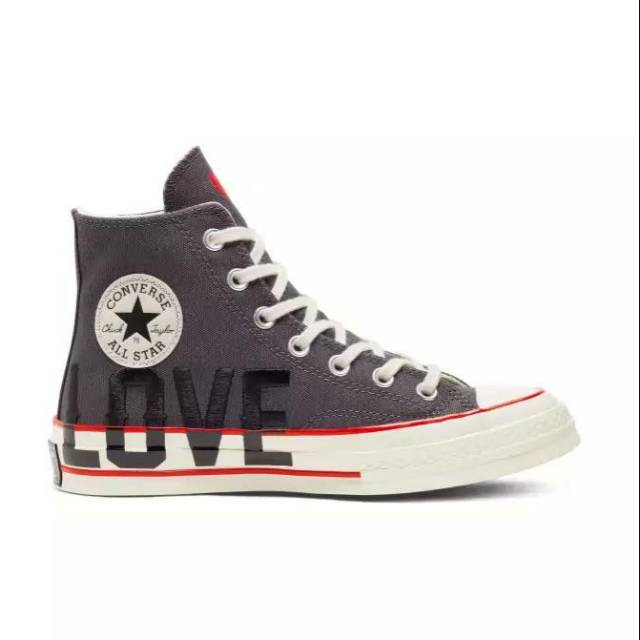 CONVERSE 70s Hi LOVE FEARLESSLY - THUNDER GREY EGRET