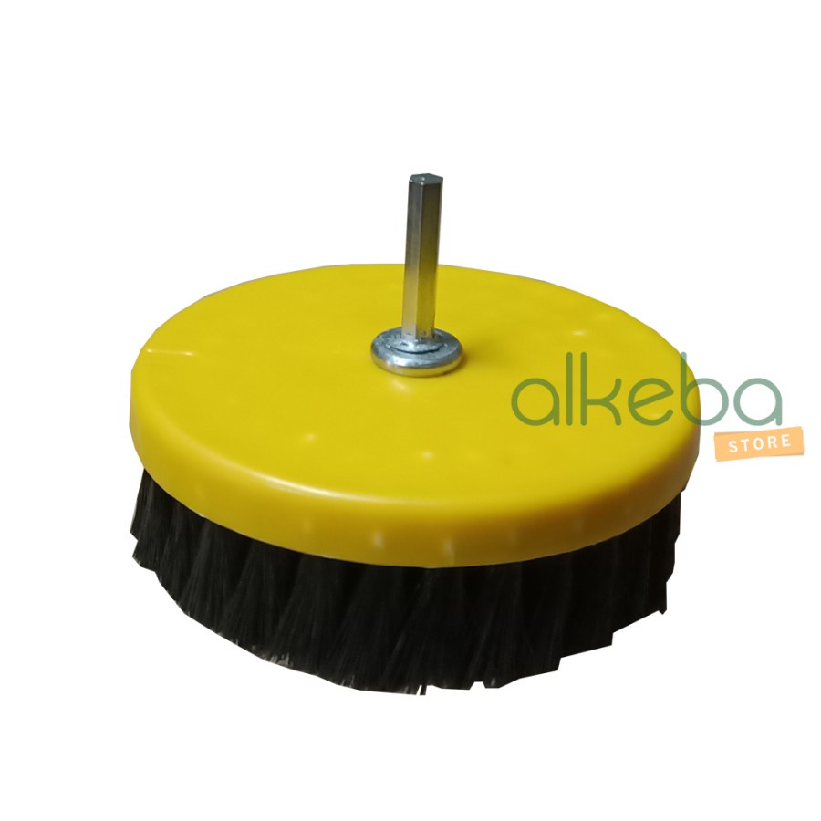 Mata Bor Sikat / Sikat Mata Bor / Round Brush Sikat Kuda 4 inch