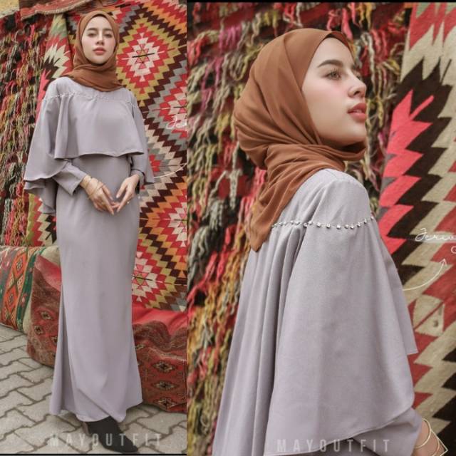 JERIVA DRESS (Grey) - by Mayoutfit