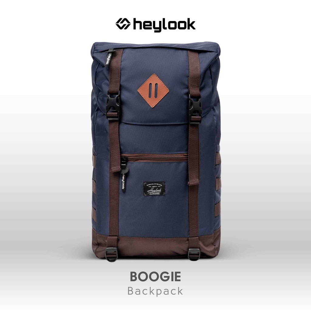 [BISA COD] Tas Ransel Laptop Boogie Size Besar Muat Banyak Pria Wanita Tas Kuliah Kerja Sekolah