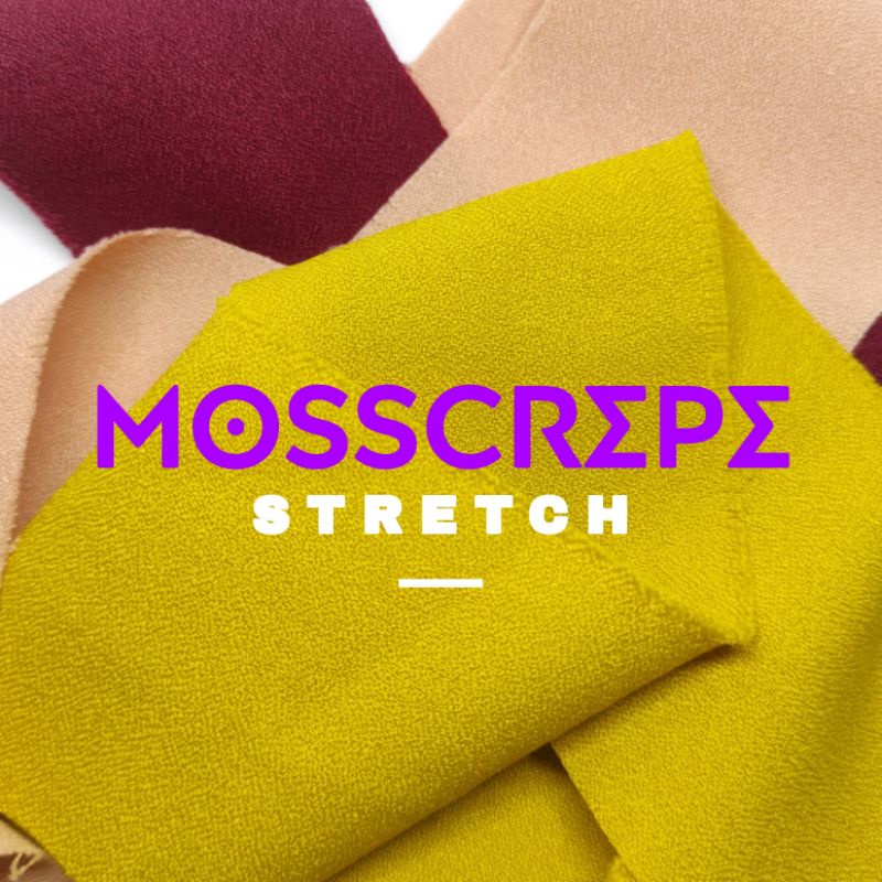 Kain Mosscrepe Moss Crepe Moscrepe Meteran (Harga per 0,5m) Bagus Murahh