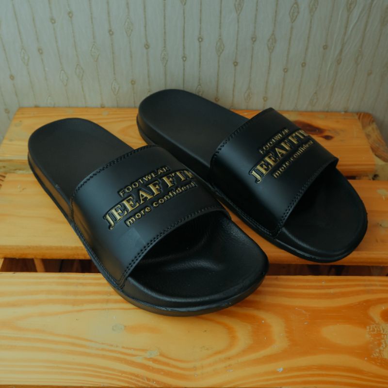 SANDAL PRIA SLIDE JEEAF FOOTWEAR ANTI SLIP GOLD SERIES  SIZE 43 -39