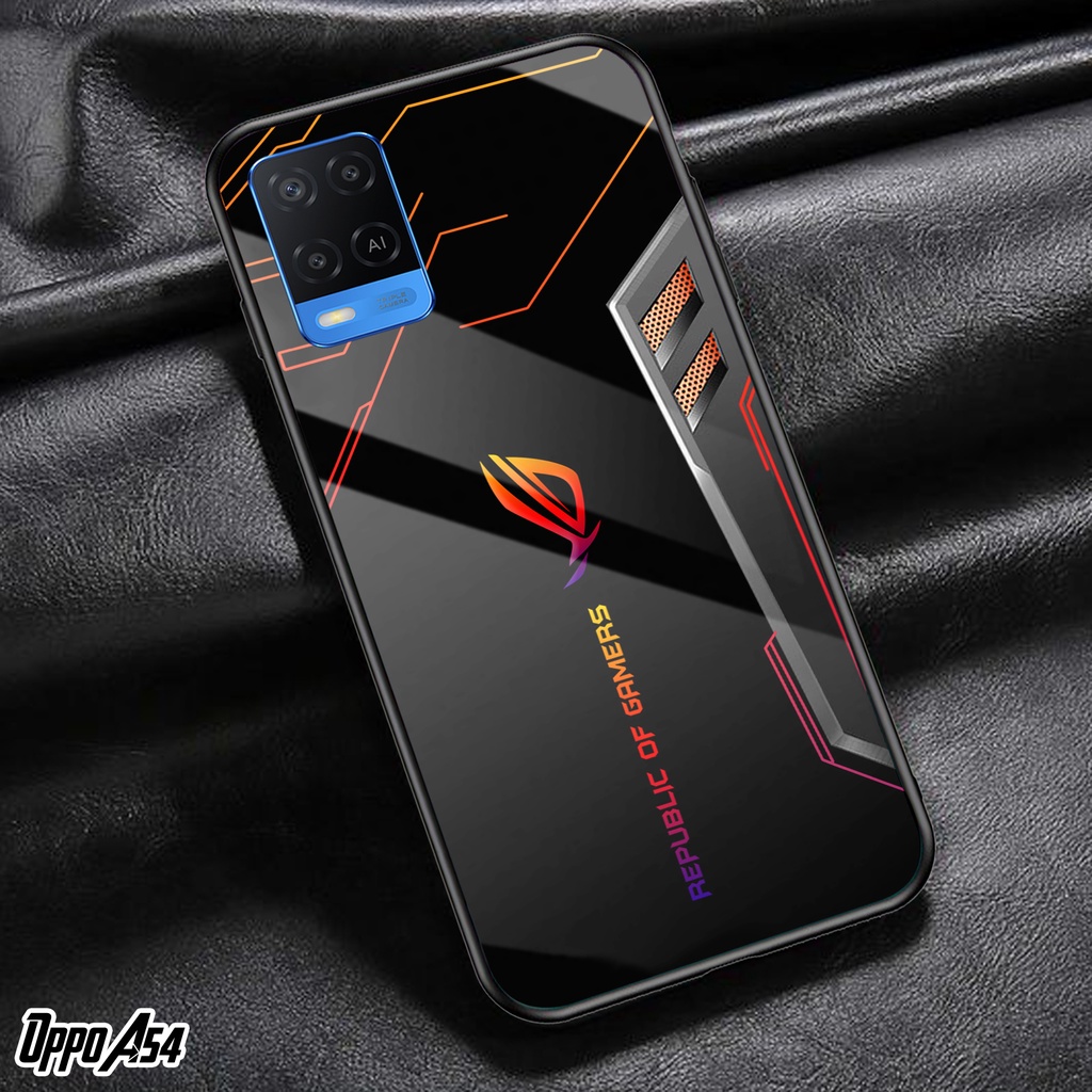 Case OPPO A54 - Casing OPPO A54 Terbaru 2021 [ MOTIF ROG ] AERO CASE - Silikon Hp OPPO A54 - Case Hp