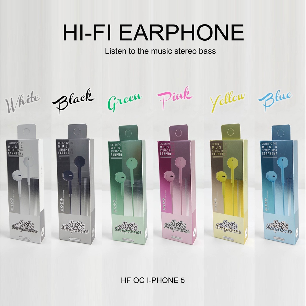 [BISA COD]HEADSET MACARON OC + MIC