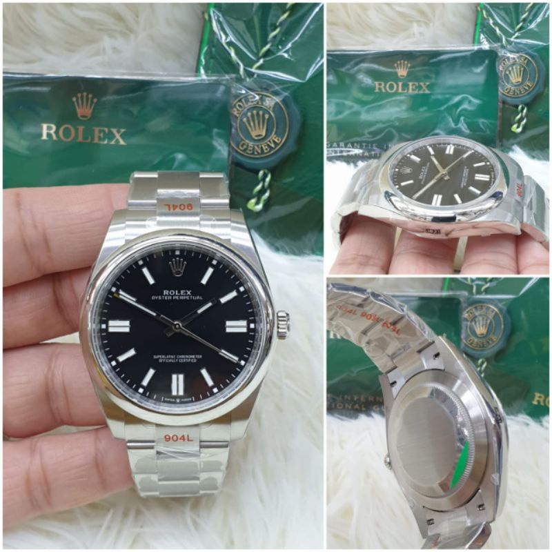 Rolex Oyster Perpetual 41MM 124300 Black Dial SS 904L EWF Best Clone Swiss 1:1
