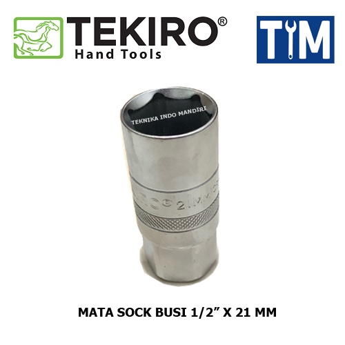 TEKIRO Mata Sock Busi 1/2&quot; x 21 MM / Spark Plug 1/2&quot; x 21 MM