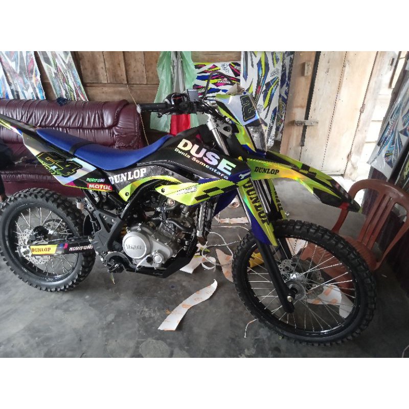 Decal Yamaha WR155 Hologram Pelangi