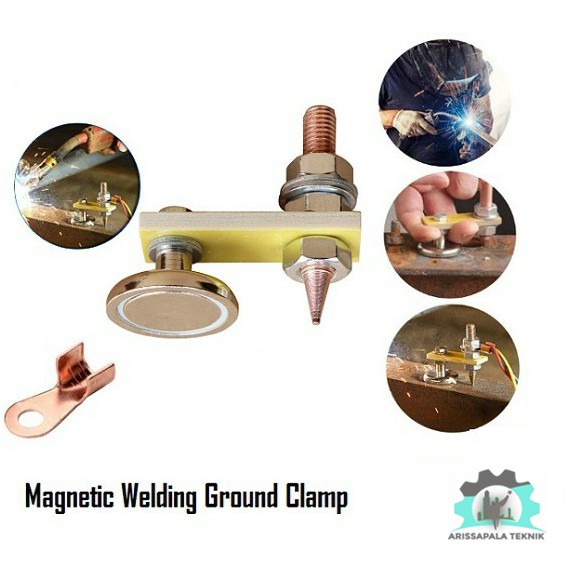 Magnet Kabel Massa Klem Tang Las Magnet untuk Kabel Massa Mesin Travo Las Listrik