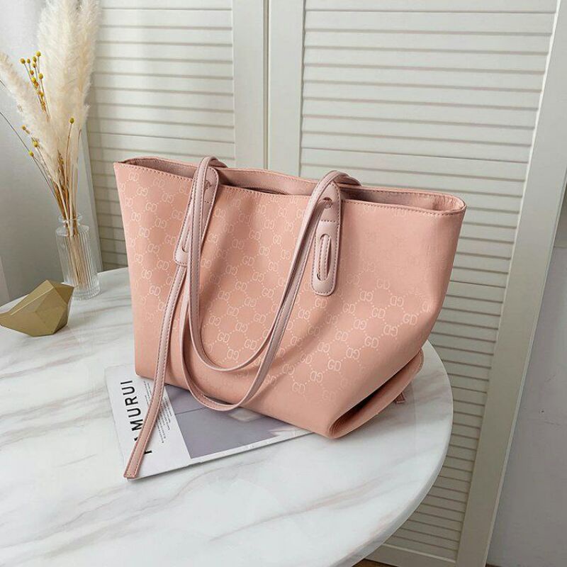 SL61145 Tas Tote Bag Wanita Fashion Import Tas Bahu Parasut Monogram Ready Jakarta Bisa COD