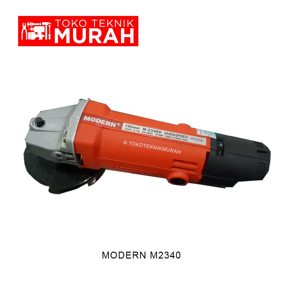 Modern M2340 Gerinda Tangan 4” Disc Grinder M-2340 4 Inch