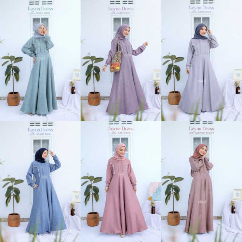 GAMIS LINEN KEYNA DRESS BY ETUZI GAMIS LINEN POLOS