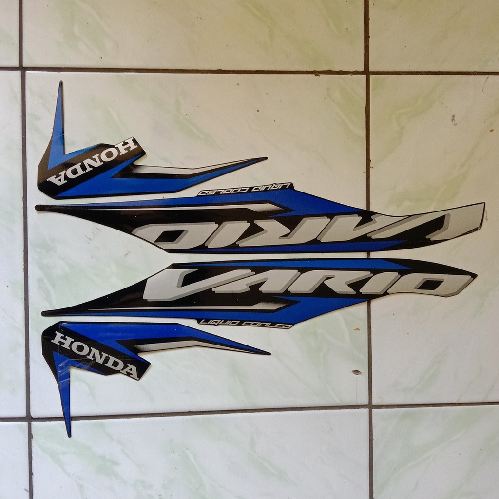 stiker motor Honda vario 125 all new 2020 hitam biru