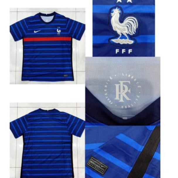 [KODE 8934] JERSEY FRANCE HOME 20 21 2020 2021 PRANCIS EURO GO GRADE ORI THAILAND