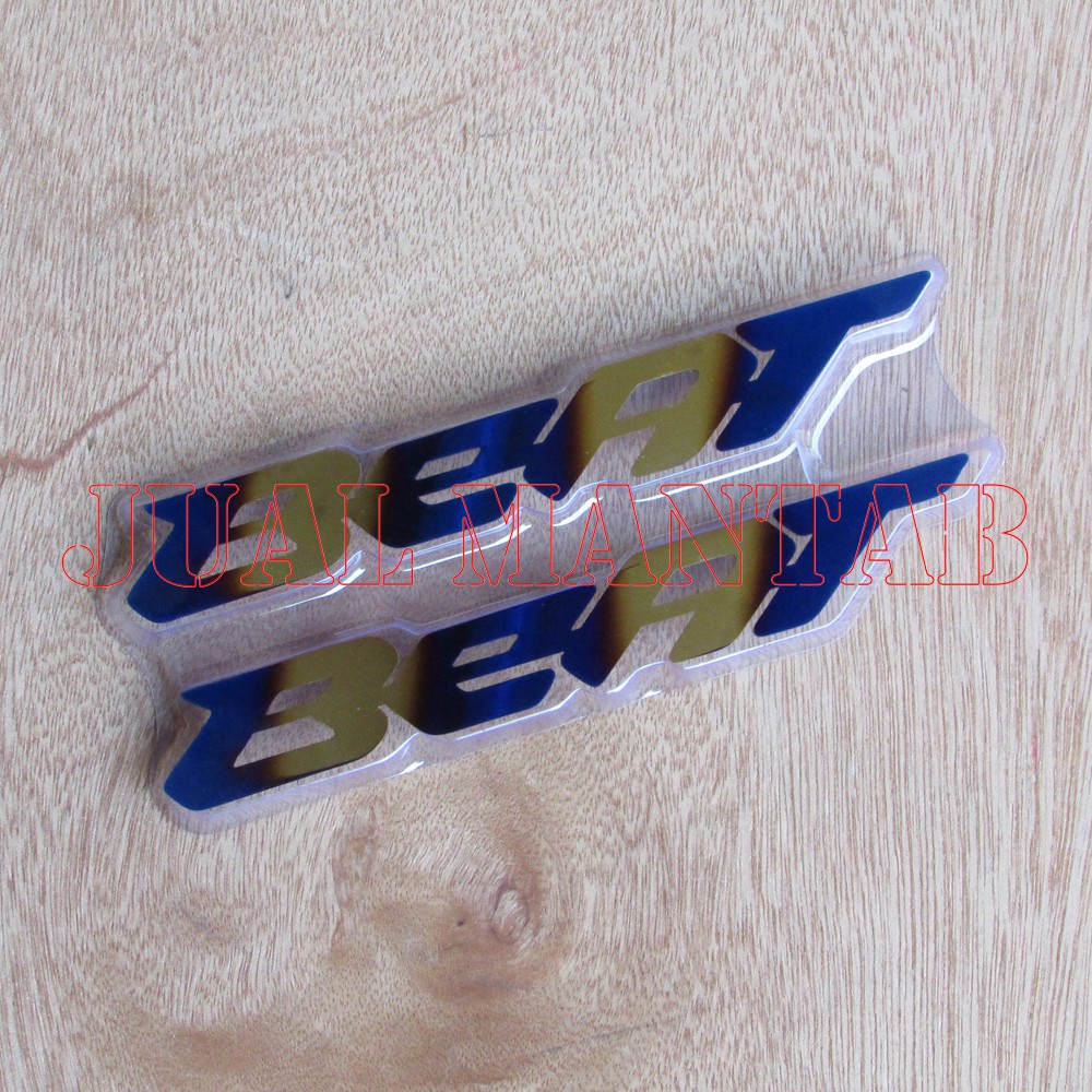 Emblem Beat Dan Vario l Stiker Body Samping Model 2 Tone Bakaran Variasi Aksesoris Emblem Motor 2 Tone Emblem Logo Twotone Model Thailook Asli Bakaran Beat Dan Vario Murah