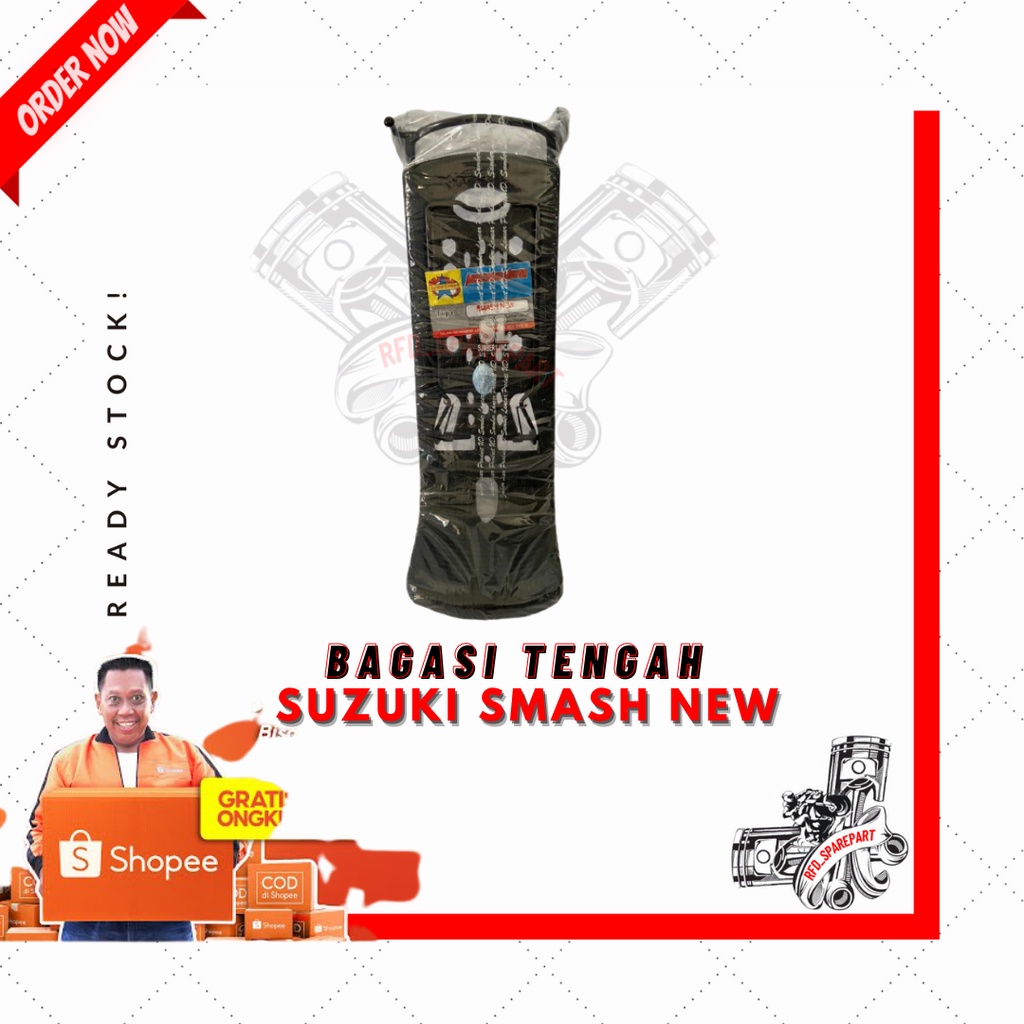 Rak Keranjang Jepit Kranjang Bagasi Tengah Sepeda Motor Suzuki Smash / Smash New Tebal Murah