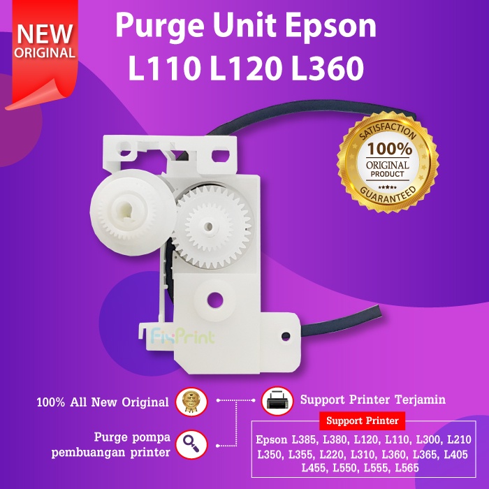 Purge Unit Pompa Printer Epson L121 L210 L405 L455 L485 L550 L555 L565