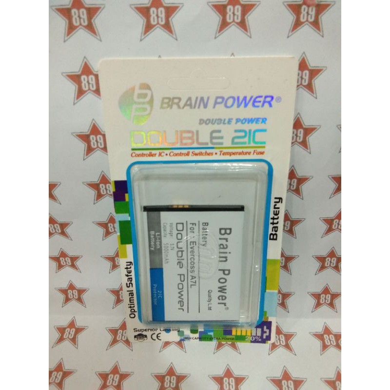 Battery batre Evercross A7L Brain power