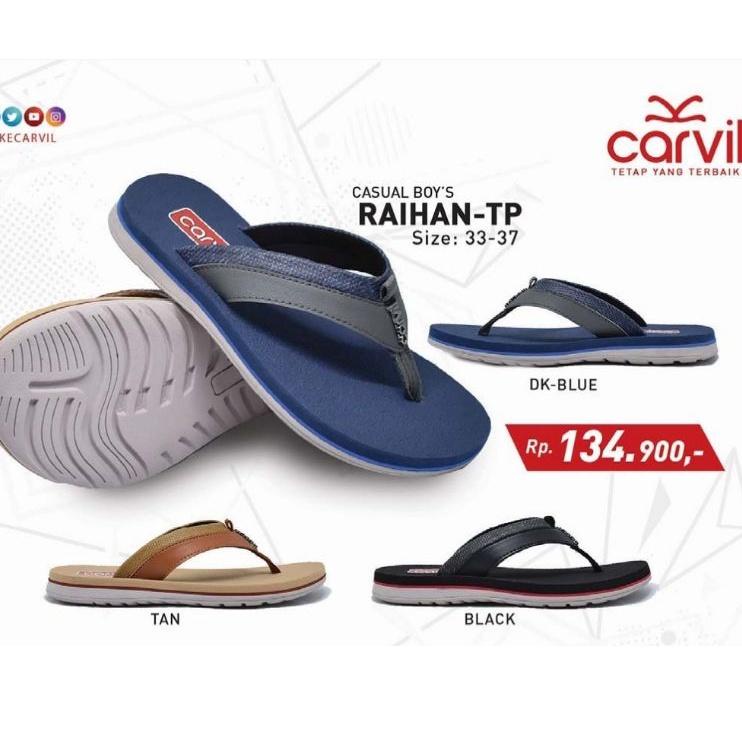 id3z3Yn--CARVIL RAIHAN-TP | SANDAL CASUAL ANAK/REMAJA ORIGINAL 100%