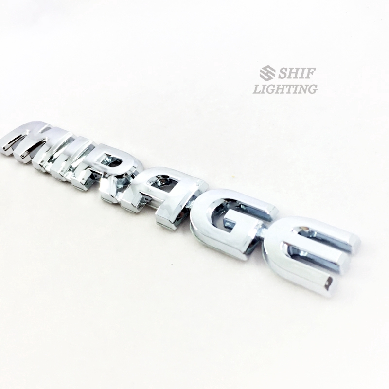 1pc Stiker Emblem Logo Mirage Bahan Abs Krom Untuk Bagasi Belakang Mobil Mitsubishi