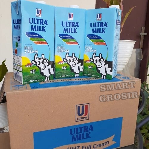 

ULTRAJAYA SUSU UHT ULTRA MILK FULL CREAM (PLAIN) - 1000ML / SUSU ULTRA MILK FULL CREAM (PLAIN) - 1000ML / SUSU UHT FULL CREAM ULTRA JAYA 1000ML