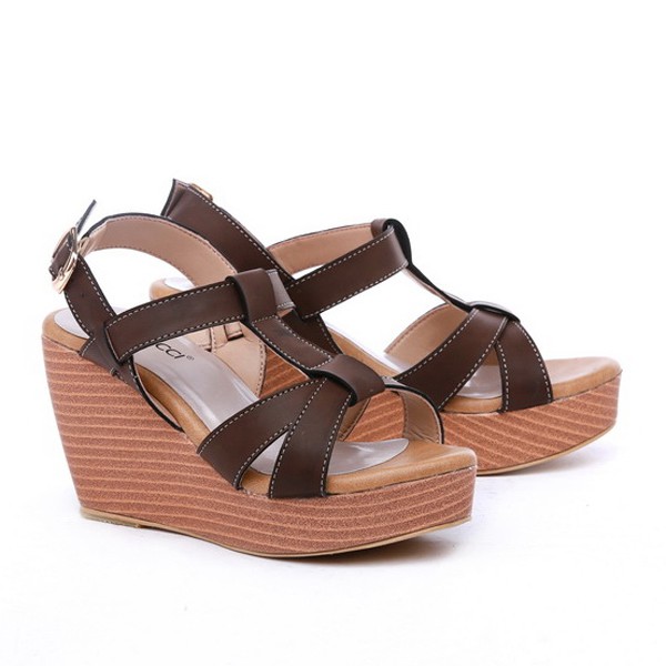 sepatu wedges wanita,sandal wedges,sandal kelom,sandal wanita murah GIN 5339