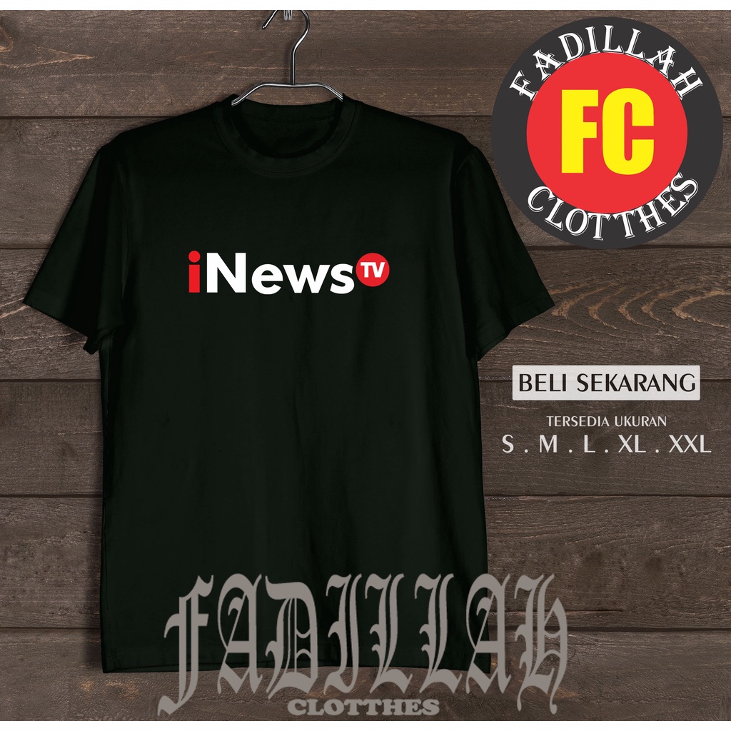 Kaos Baju iNews TV Kaos Perusahaan
