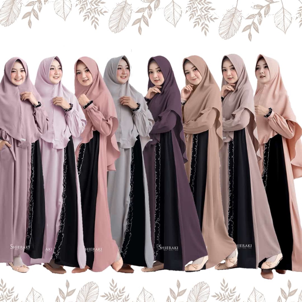 SHIERAKI Reefa Dress / Gamis Muslimah Syari