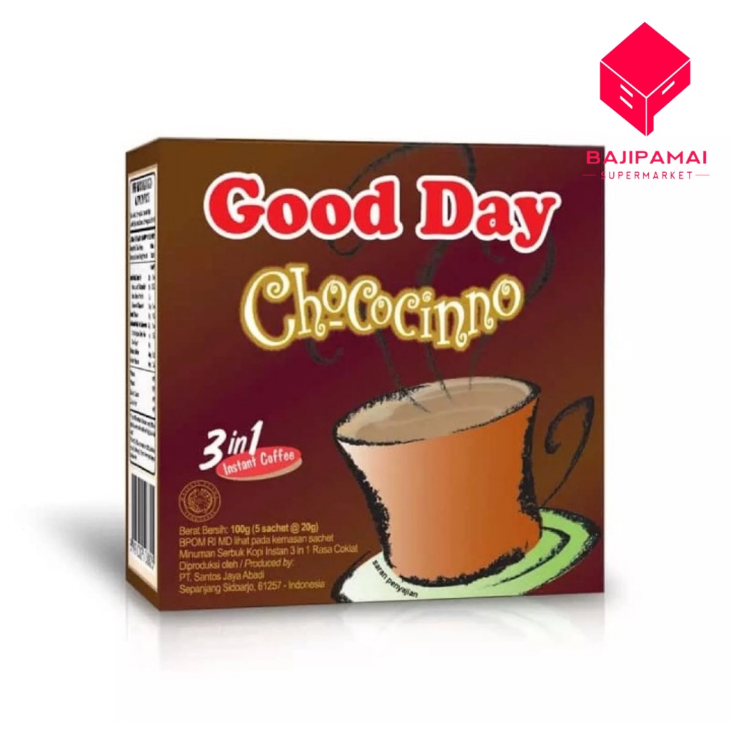 

Good Day 3IN1 Kopi Instan [5 x 20 g/ Kemasan Box] Berbagai Varian