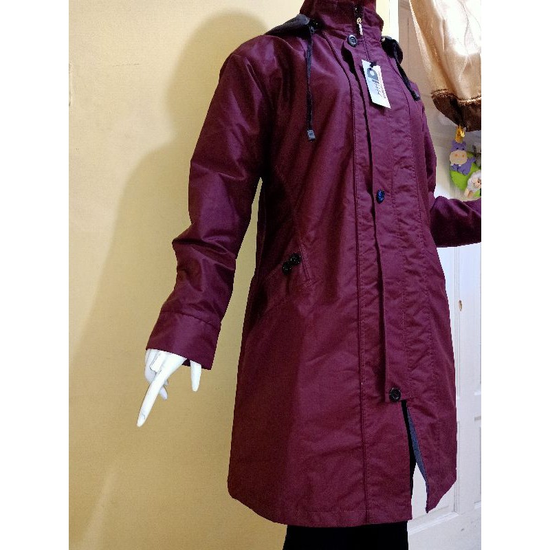 ANAPHA jaket wanita muslimah jaket parka syari syar i waterproof jaket parka wanita panjang