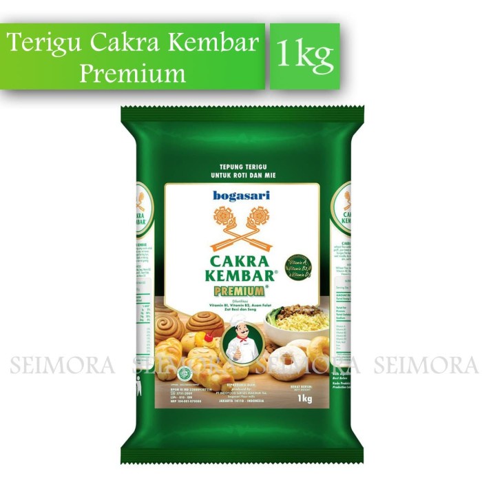 

Ds501D0 Terigu Cakra Kembar Premium 1Kg Gr0B1