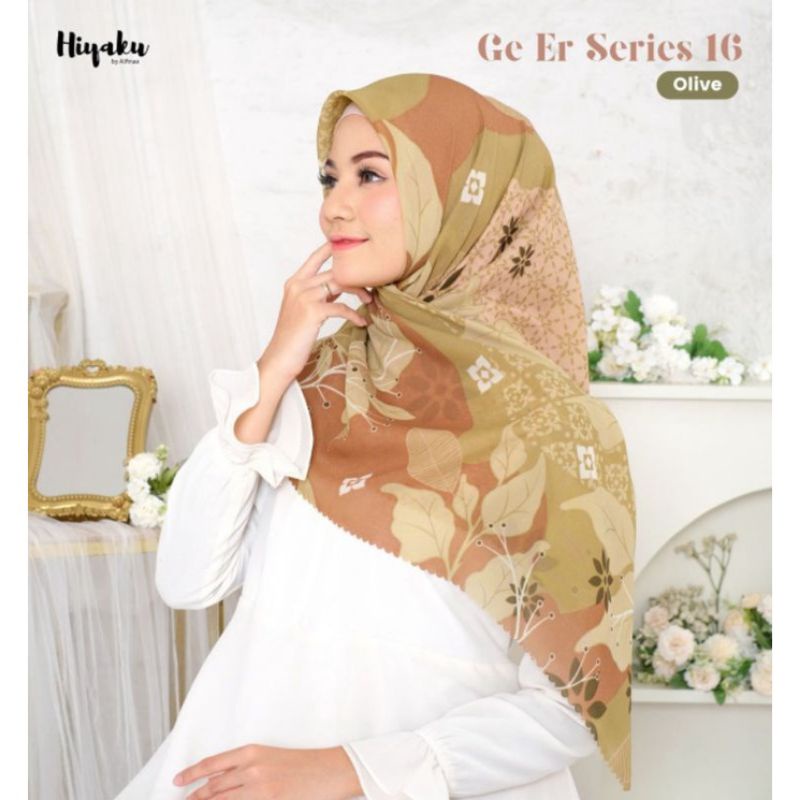 READY STOK SCDD GE-ER SCARF SERIES 16 BY HIYAKU HIJAB ORIGINAL [Siap Kirim]