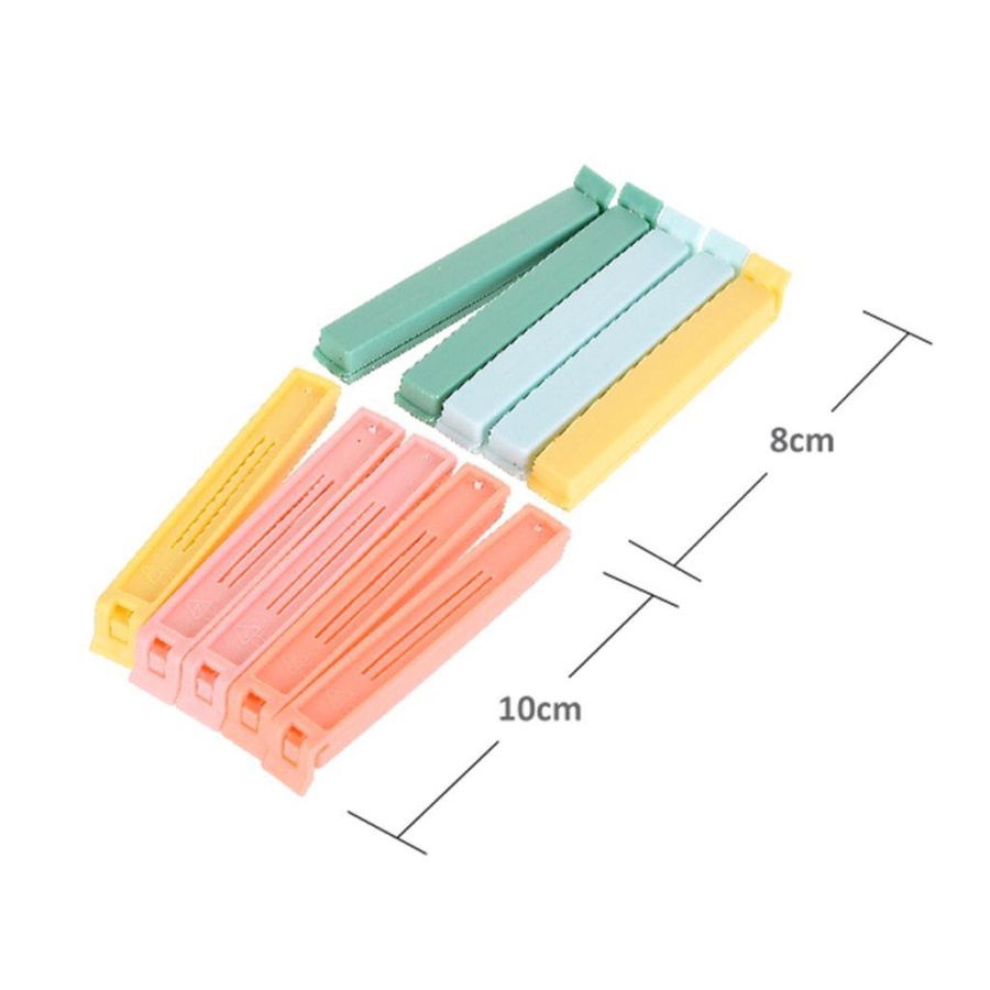 Miniso Sealing Clips 24Pack Colorful Segel Kantong Plastic