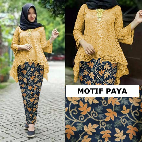 (DIJAMIN REALPICT) SET KEBAYA BIANS ASMARA + ROK BATIK SETELAN BRUKAT SERAGAM KONDANGAN WISUDA MURAH