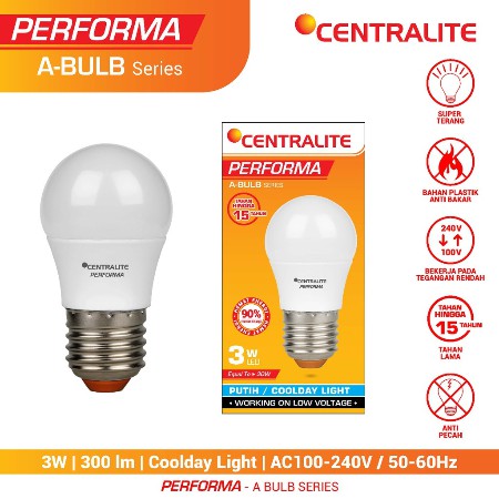 Centralite Lampu Led Bohlam Bulb Classic CD Putih