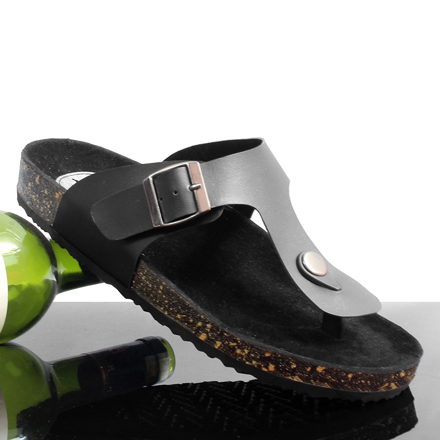 PROMO - SANDAL PRIA - SANDAL COWOK - SENDAL PRIA - SANDAL KEREN - SANDAL SLIDE -SANDAL JEPIT - SANDAL WALKERS GESPER - FULL BLACK