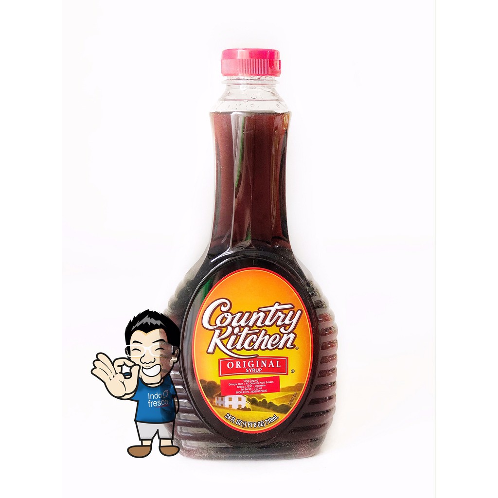 Log Cabin Country Kitchen Syrup Sirup Mapel Sirup Jagung 710ml