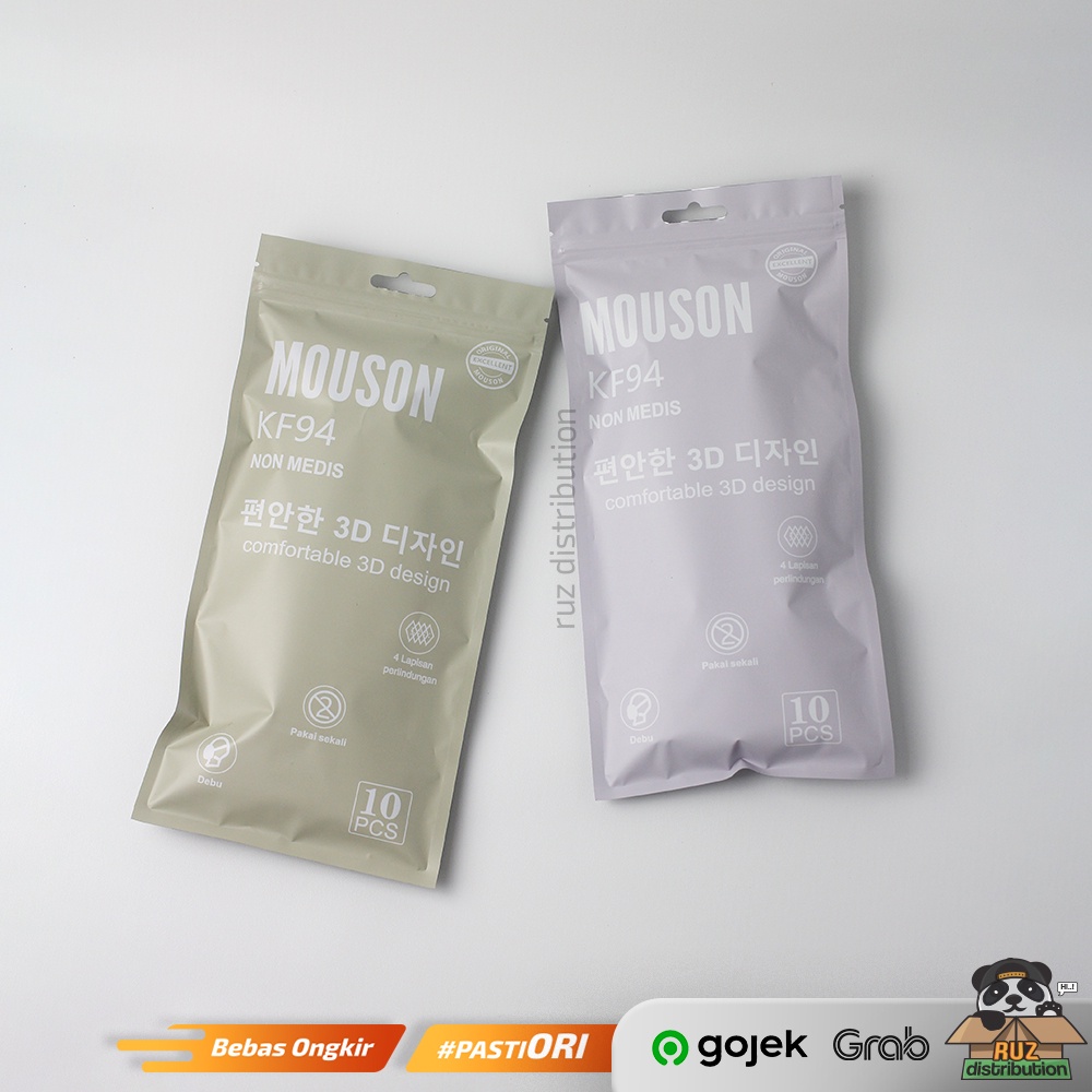 Mouson KF94 / Masker 3D Earloop 4 ply / Masker Korea /