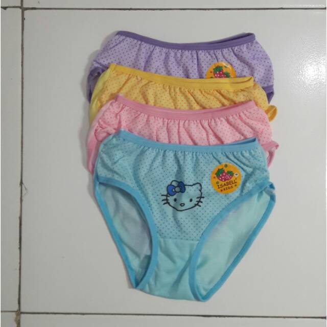 12PCS CELANA DALAM ANAK ISABEL/CELANA MURAH/CELANA ANAK PEREMPUAN